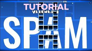 How to spam in geometry dash (MOBILE) (Beginner Guide)