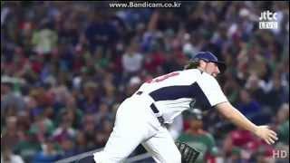 R.A. Dickey's Knuckle Ball (slow motion) 디키 너클볼 슬로우 모션