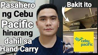 PASAHERO NG CEBU PACIFIC HINARANG DAHIL SA HAND CARRY | ANO DAPAT ANG TAMANG SUKAT NG CABIN BAGGAGE