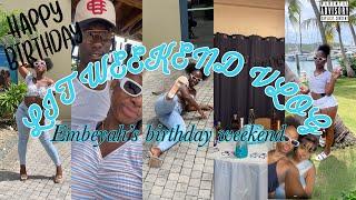 Lit weekend vlog|| Embeyah’s birthday weekend, brunch, Airbnb, game night, and more!!!