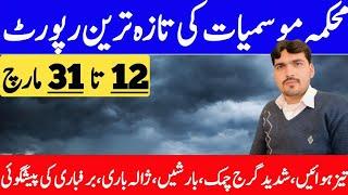 Today Rain  Prediction | Monsoon 2025 | Weather Update Today | Weather Forecast Pakistan