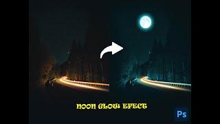 how to edit photo in photoshop | add noon glow efect | photoshop tutorial