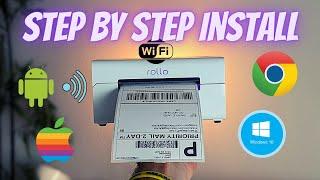 Rollo Wireless Printer Mega Tutorial Setup and Install on iPhone Android Mac Windows PC + Chromebook