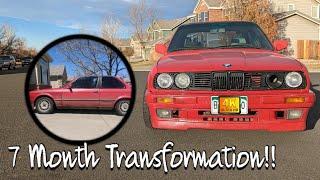 Building & Restoring A BMW E30 in 10 Minutes!