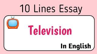 10 Lines On Television In English | Television Essay In English