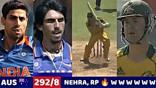 ASHISH NEHRA 2WKT & ISHANT SHARMA 3WKT VS AUS |IND VS AUS 1ST ODI 2009 | MOST SHOCKING BOWLING EVER