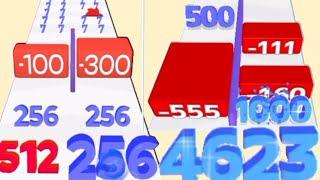 New Record Super Satisfying Math Games - Number Merge Plus and Run  Vs Number Master Merge Run