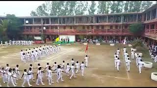 wonderful parade in the St Tulsi Global school on the occasion of Republic Day