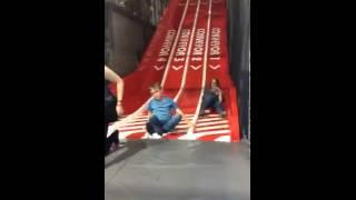 The giant slide at Play Factore Manchester