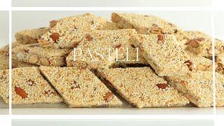 HOW TO MAKE PASTELI | SESAME ALMOND BARS | GREEK SESAME BARS