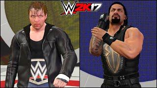 WWE 2K17 Gameplay - DEAN AMBROSE VS ROMAN REIGNS & More || WWE 2K17 Dean Ambrose |