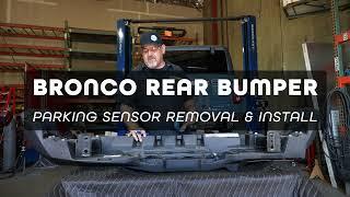 Bronco 6G Metal-tech 4x4, Aces High Rear Bumper, Install Video (#2 Sensor install)