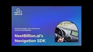 Navigation SDK | Product | NextBillion.ai