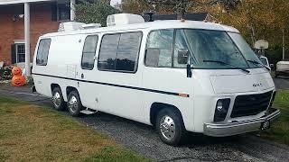 GMC motorhome, early 1977