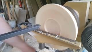 Bowl holoving with homemade karbide tool