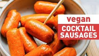 Vegan Cocktail Sausages (Frankfurters)