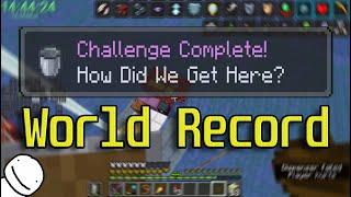 I Got The Minecraft All Advancements Speedrun World Record (Dream Appears)