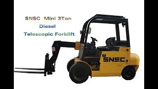 SNSC Mini 3Ton Diesel Telescopic Forklift