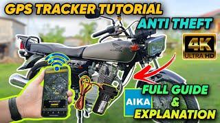 PAANO MAG INSTALL NG GPS TRACKER SA MUTOR - Samchen GPS Tracker with AIKA Application Android/iOs