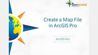 Create Map File in ArcGIS Pro