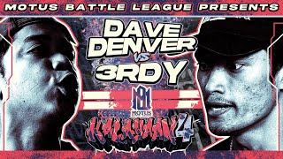 Motus Battle - Dave Denver vs 3RDY | Pedestal 2 Quarters 