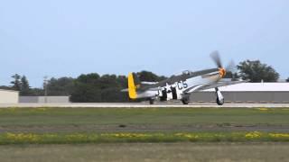 Warbirds taking off at Airventure 2013