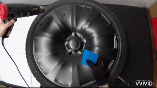 VVIVID Vinyl - How To Vinyl Wrap Car Rims easily!