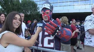 Pats fans show up in droves for day 1 of training camp