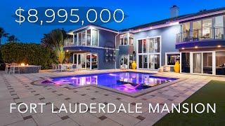 Tour this $8,995,000 JUST RENOVATED mansion in Fort Lauderdale