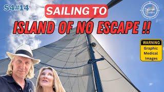 S4#14.  Sailing to Island of No Escape : Crete, Greece - Leopard 45.  John's Secret Past.