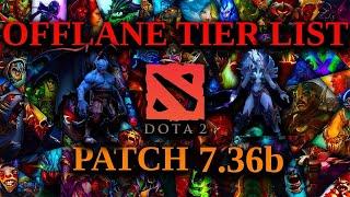 7.36b Offlane Tier List