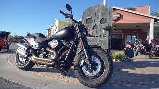 New! 2019 Harley-Davidson Fat Bob 107 Overview + Engine Sound