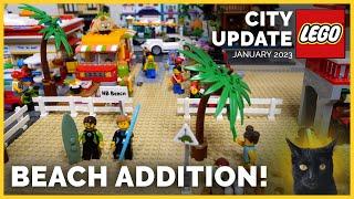 LEGO Beach Addition! January 2023 LEGO City Update