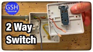 How to Wire a 2 Way Light Switch - Electrical Wiring