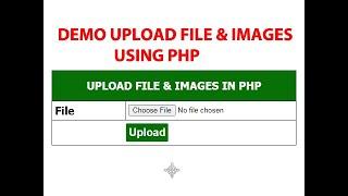 Code upload file & images in PHP