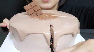 [3만 구독 감사합니다] 파리바게뜨 행복해 초코퐁당 케이크, chocolate cake mukbang