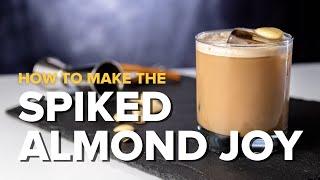 How to Make a Spiked Almond Joy: Delicious treat with Starbucks Mocha Frappuccino! #Mixology