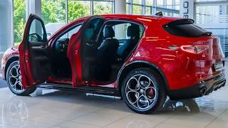 2024 Red Alfa Romeo Stelvio Q4 Veloce - Luxury SUV in Detail