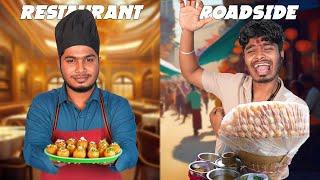 Roadside vs Restaurant PaniPuri Challenge