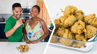 How To Make Saltfish Accra | Foodie Nation