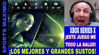 ALIEN INSOLATION. LOS MEJORES Y GRANDES SUSTOS QUE ME LLEVARON AL HOSPITAL. (XBOX SERIES X)