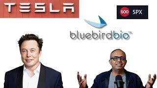 Bad news for BlueBird Bio, Tesla Robo-taxi, Exploring S&P500 data & where the market is going.