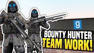 BOUNTY HUNTER TEAM WORK - Gmod DarkRP | Baiting Our Targets!