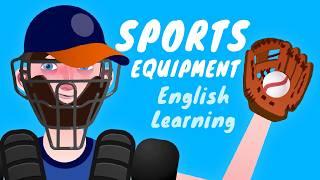 Sports and Equipment  Learn English with Fun Animated Video