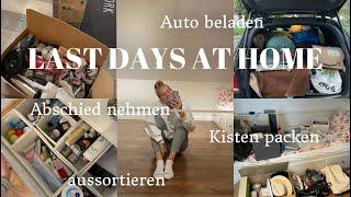 Packen für den Umzug, Zimmer aussortieren, Abschied nehmen I VLOG Kathamariie