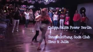 Salsa Cubana Anfänger Klasse-  Demonstration - Timo y Julia