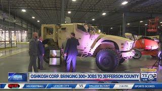 Oshkosh Corp. bringing 300+ jobs to Jefferson County