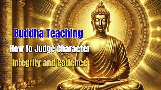 Buddha Teaching: How to Judge Someone’s Character- Buddha’s Wisdom on Integrity and Patience