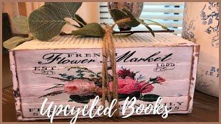 Wow, Look What I Do With These Books! | Upcycled Book Ideas