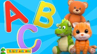 Phonics Song with Animals - A for Alligator - ABC Alphabet Songs with Sounds for Children